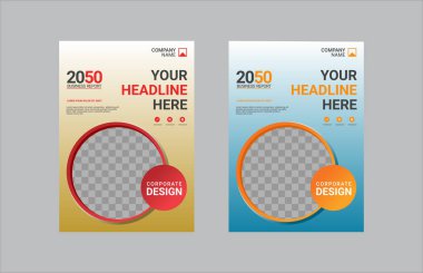 Yaratıcı kurumsal kitap kapağı tasarımı