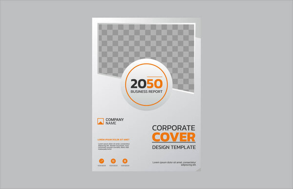 Creative corporate book cover design