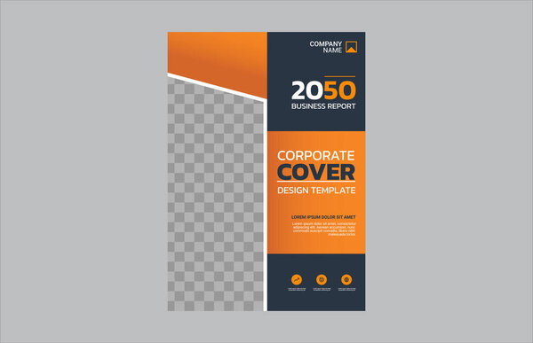 Creative corporate book cover design