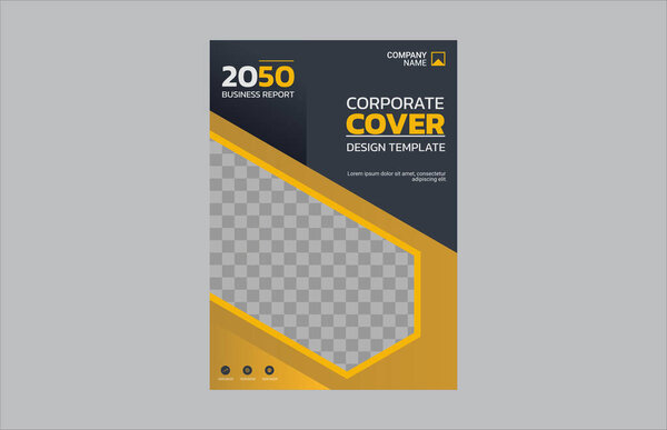 Creative corporate book cover design