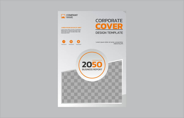 Creative corporate book cover design