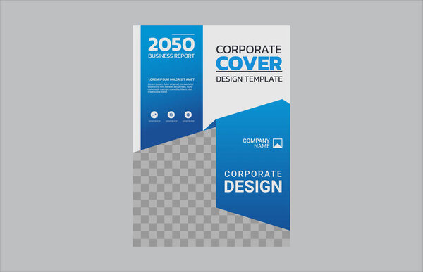 Creative corporate book cover design