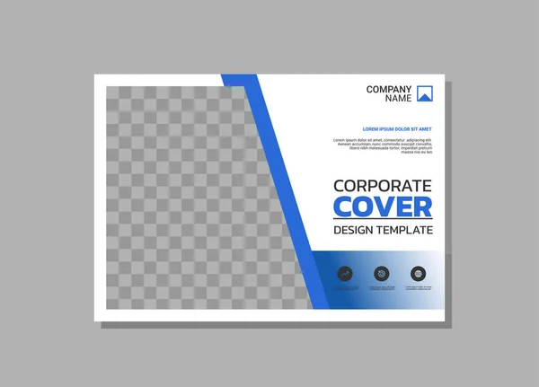 Empresa Moderna Horizontal Cubierta Negocios — Archivo Imágenes Vectoriales