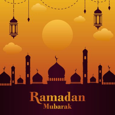 Ramazan Mübarek Arkaplan Şablonu