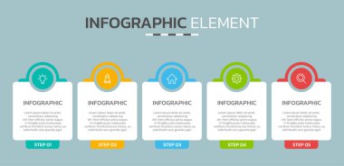 Yaratıcı Zaman Çizgisi Bilgisel Tasarım Elemanı