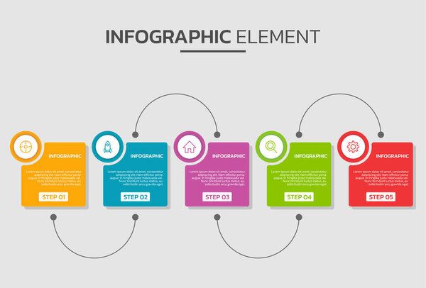 Creative infographic design template
