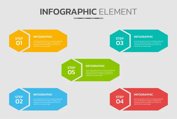 Creatief Infographic Ontwerp Sjabloon — Stockvector