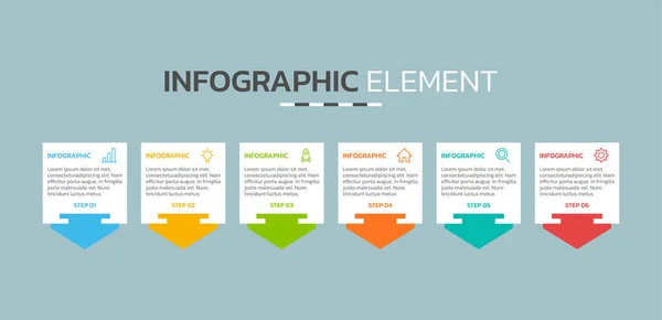 Plantilla Diseño Infográfico Creativo — Archivo Imágenes Vectoriales