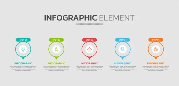 stock vector Creative infographic design template