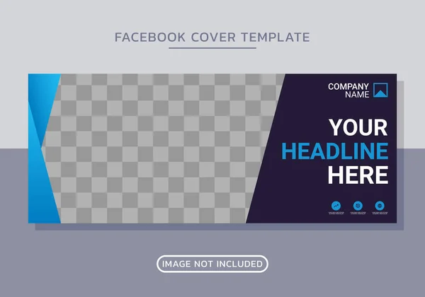 stock vector Business corporate facebook cover design