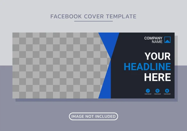 Stock vector Business corporate facebook cover design