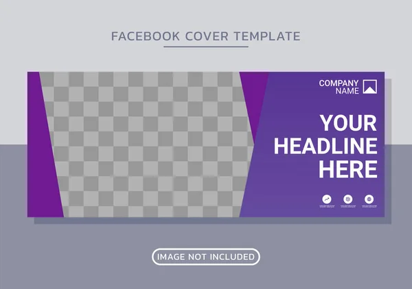 stock vector Business corporate facebook cover design