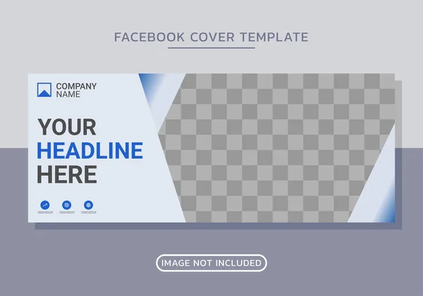 Business Corporativo Facebook Capa Design — Vetor de Stock