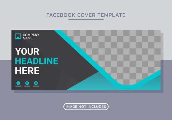 stock vector Business corporate facebook cover design