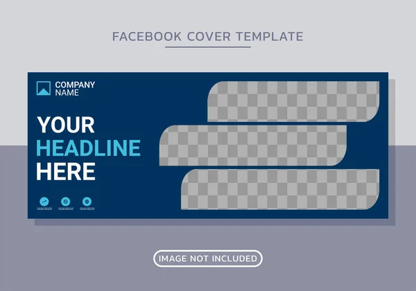 stock vector Business corporate facebook cover design