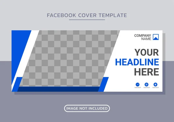 stock vector Business facebook cover design template