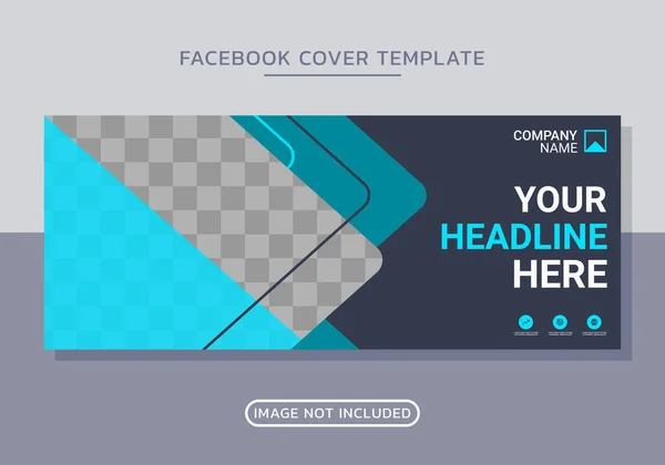 stock vector Business facebook cover design template