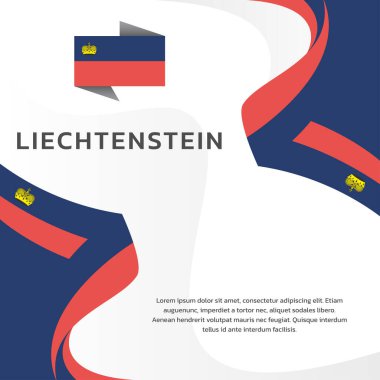 Lihtenştayn Bayrak Şablonu, Renkli Resimler 