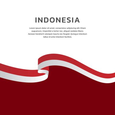 Endonezya Bayrak Şablonu, Renkli Resimler 