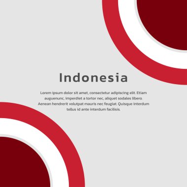 Endonezya Bayrak Şablonu, Renkli Resimler 