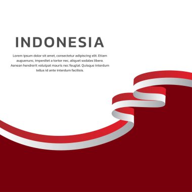 Endonezya Bayrak Şablonu, Renkli Resimler 