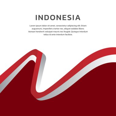 Endonezya Bayrak Şablonu, Renkli Resimler 