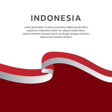 Endonezya Bayrak Şablonu, Renkli Resimler 