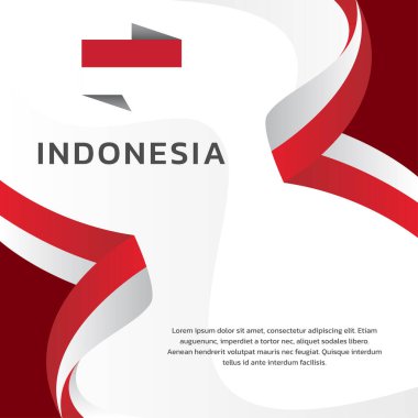 Endonezya Bayrak Şablonu, Renkli Resimler 