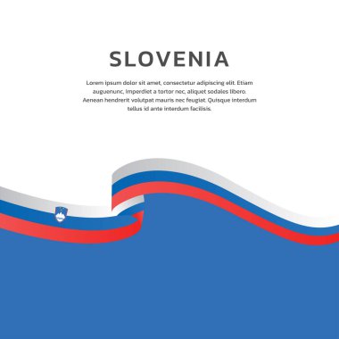 Slovenya Bayrak Şablonu, Renkli Görüntü 