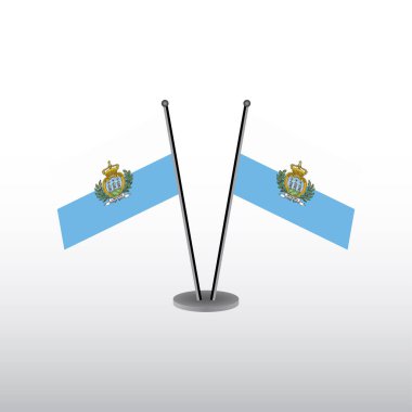 San Marino Bayrak Şablonu, Renkli Resimler 