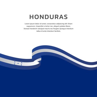 Honduras Bayrak Şablonu, Renkli Resimler 