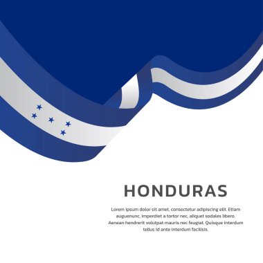 Honduras Bayrak Şablonu, Renkli Resimler 