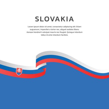 Slovakya Bayrak Şablonu, Renkli Resimler 