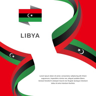 Libya Bayrak Şablonu, Renkli Görüntü 