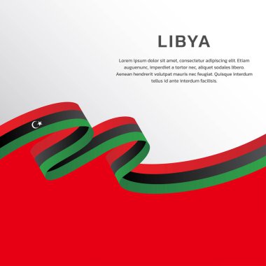 Libya Bayrak Şablonu, Renkli Görüntü 