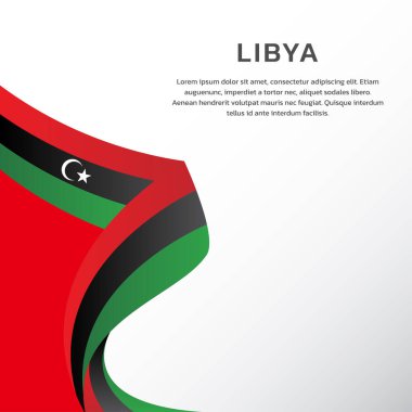Libya Bayrak Şablonu, Renkli Görüntü 