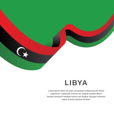 Libya Bayrak Şablonu, Renkli Görüntü 