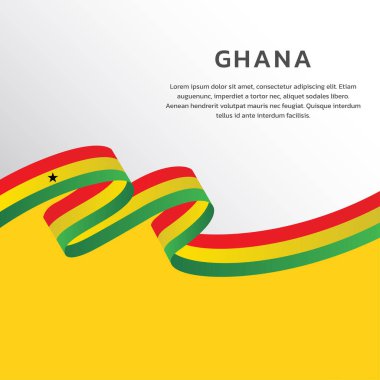 Gana Bayrak Şablonu, Renkli Resimler