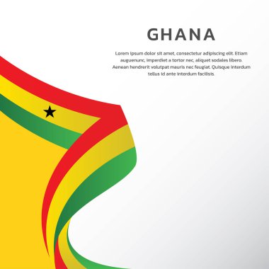 Gana Bayrak Şablonu, Renkli Resimler