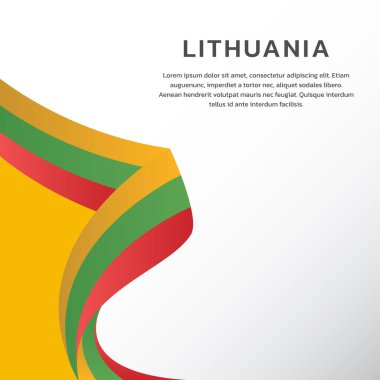 Litvanya Bayrak Şablonu, Renkli Resimler 