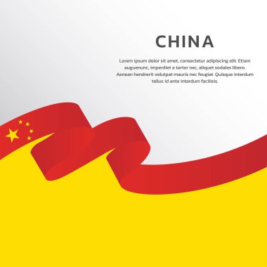 Çin Bayrağı Şablonu, Renkli Resimler  