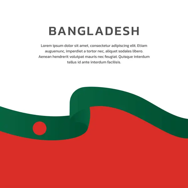 stock vector Bangladesh flag Template, Colorful Illustration