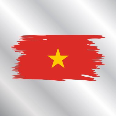 Vietnam Bayrak Şablonu, Renkli Resimler 