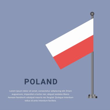 Polonya Bayrak Şablonu, Renkli Resimler 