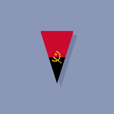 Angola Bayrak Şablonu, Renkli Resimler 