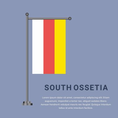 Güney Osetya Bayrak Şablonu