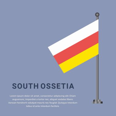 Güney Osetya Bayrak Şablonu