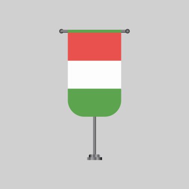 Illustration of hungary flag Template