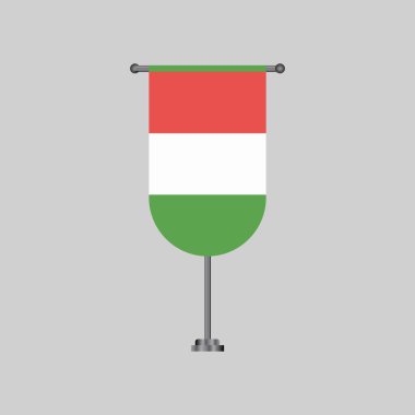 Illustration of hungary flag Template