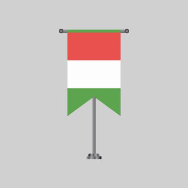 Illustration of hungary flag Template